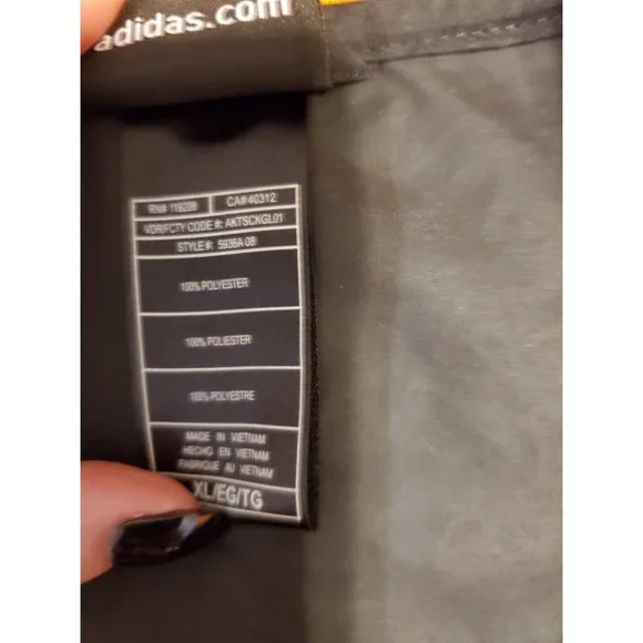 Vintage ADIDAS Phoenix Suns Size 2XL Basketball NBA Windbreaker Pullover… - Picture 5 of 8